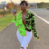 Graffiti print long sleeves.