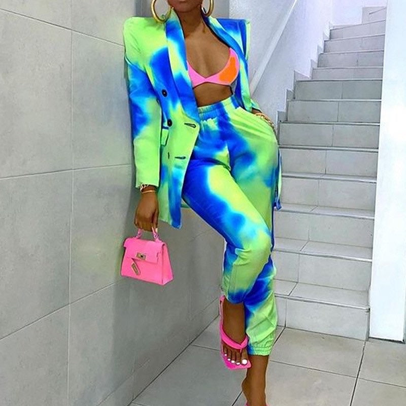 Tye Dye 2 Piece Suit