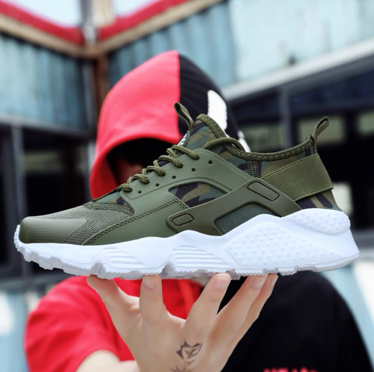 Camo Hurricane Sneakers